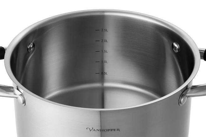 Кастрюля с крышкой VANHOPPER Cuisine 3.2 л