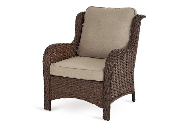 Изображение товара Кресло HOFF Тео цвет каркаса чёрный, отделки коричневый