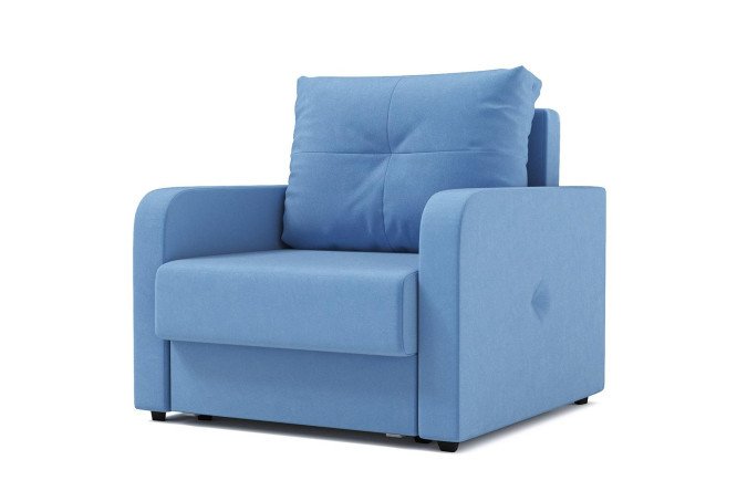 Изображение товара Кресло-кровать Визави трёхсекционная еврокнижка велюр 95х95х93 см