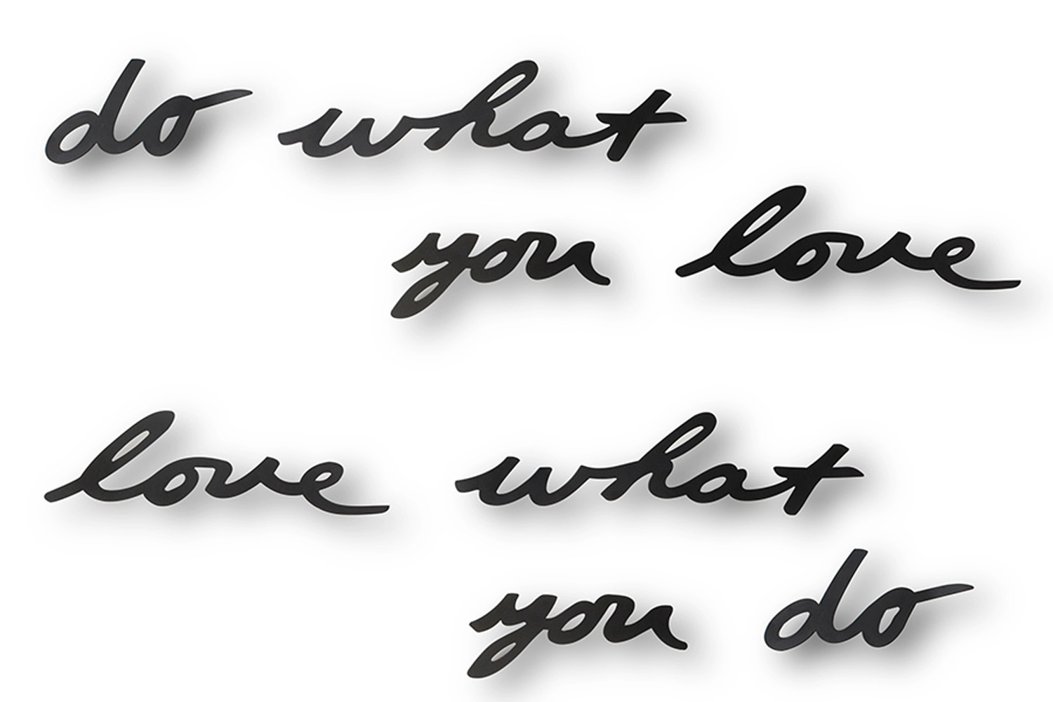 

Надпись декоративная настенная Do what you love, Do what you love