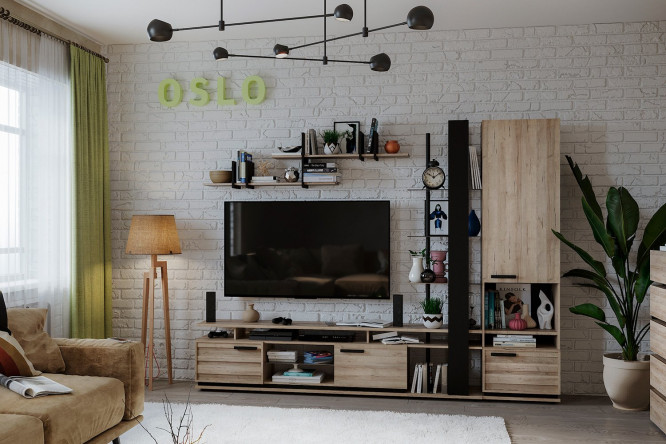Полка навесная Oslo 109.8 см