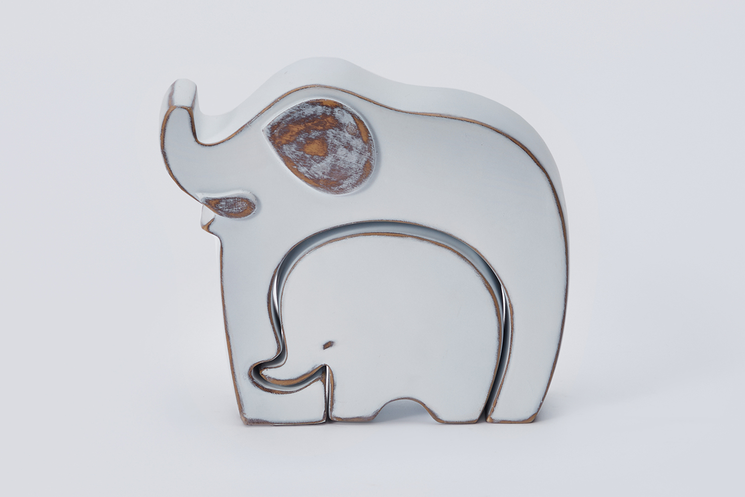 фото Набор декоративных фигурок слоны hoff