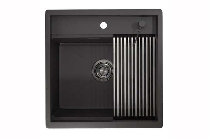 Изображение товара Мойка врезная GRANULA Kitchen Space KS-5051 из нержавеющей стали 50х51х24.5 см