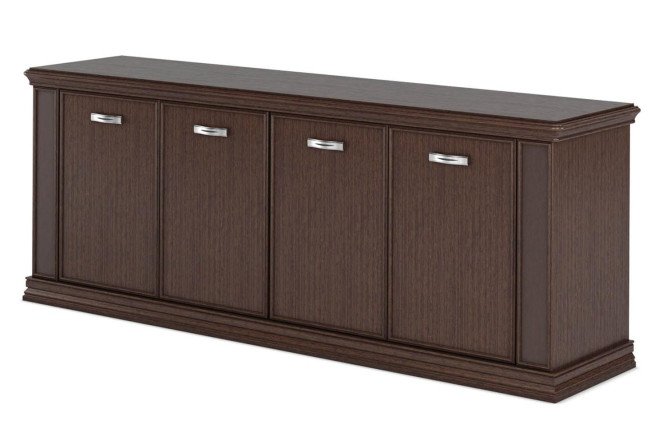 Изображение товара Мебельный шкаф Греденция Porto 212.4х80х49.8 см венге цаво