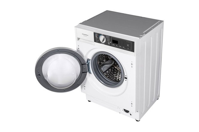 Стиральная машина встраиваемая с сушкой и паром MAUNFELD MBWM1486STWH, белый