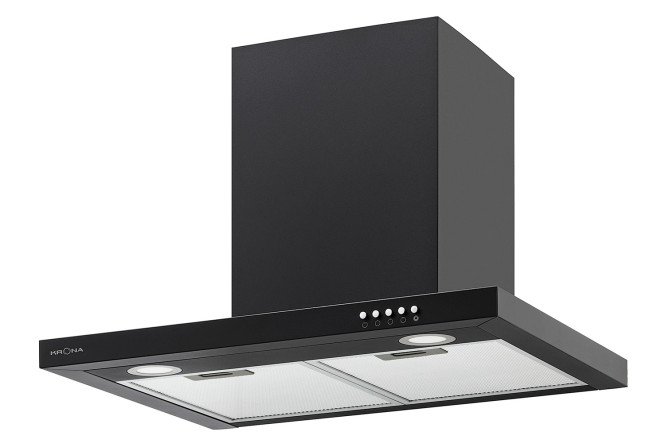 Изображение товара Вытяжка KRONAsteel Rina 600 black PB цвет чёрный, 59.7х42.5х50 см