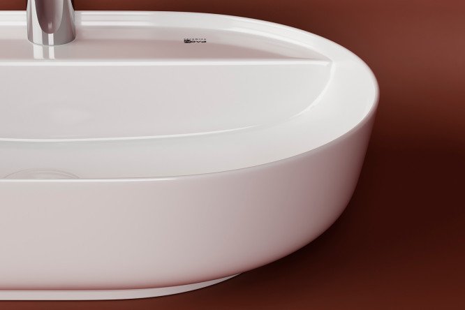 Раковина накладная CERAMICANOVA Modo CN2004 61х14х41 см
