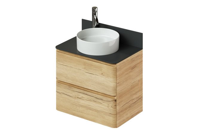 Изображение товара Подвесная тумба Roberto 69.3 см дуб мавелла голд современная мебель для ванной