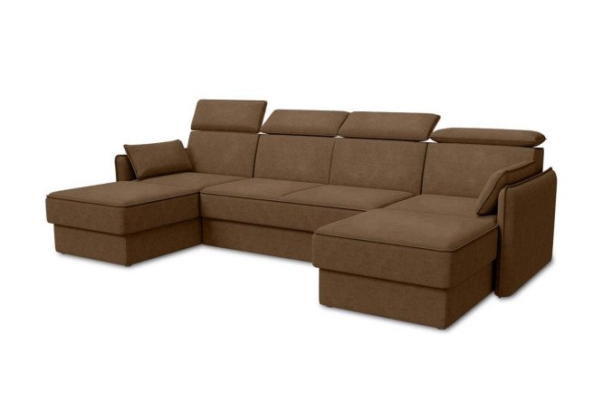 Изображение товара Угловой диван-кровать Полярис 5 с механизмом пантограф, размеры 329х89х185 см