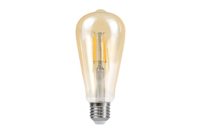 Изображение товара Лампа светодиодная IN HOME Vision care LED-ST64-deco gold E27, 11W, Конус, 3000 К, Тёплый