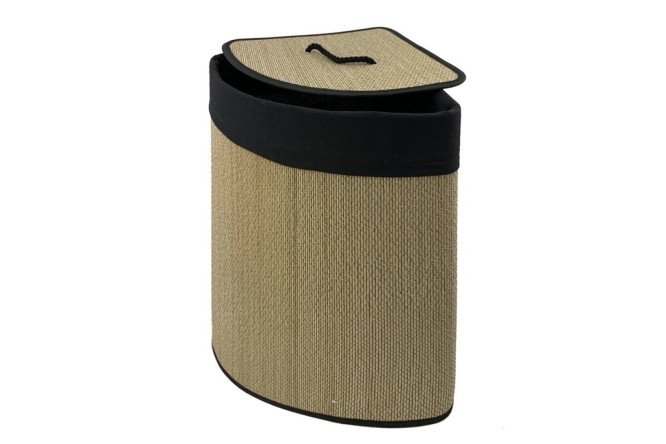 Изображение товара Корзина для белья с крышкой HOMIUM For home, eco 35x50x35 см, 48 л, Бамбук