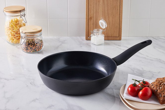 Изображение товара Сковорода VANHOPPER Shiny 28 см для индукционных плит