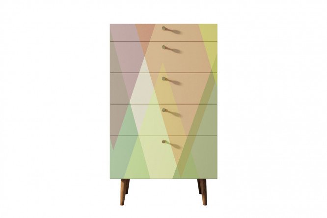 Изображение товара Комод Berber 70x120x45 см из ЛДСП - практичный мебельный элемент для дома