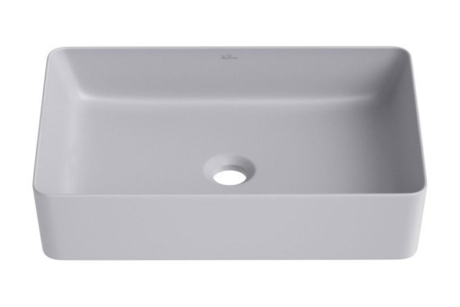 Изображение товара Накладная раковина Freedom 2.0 323014000 50х11х34 см матовый серый фарфор