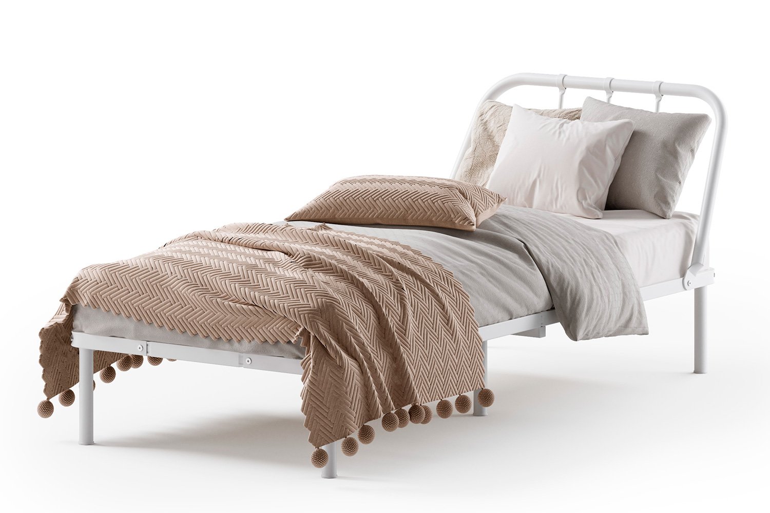 Кровать с ламелями 90х200