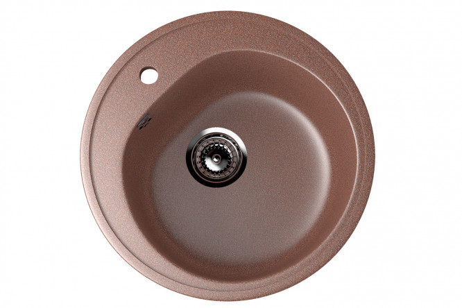 Изображение товара Мойка кухонная ULGRAN U-101 50х50х18 см из искусственного мрамора