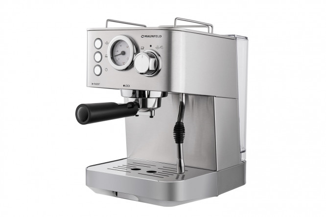 Изображение товара Рожковая кофемашина MAUNFELD MF-721S PRO из нержавейки