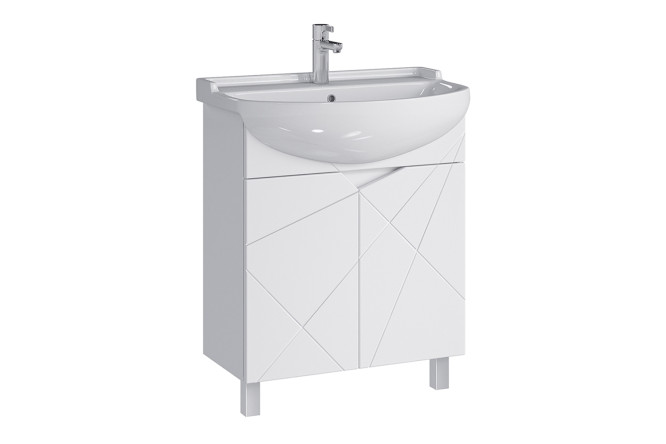 Изображение товара Тумба напольная Sanstar Каскад 349.1-1.4.1 68,1 см белая