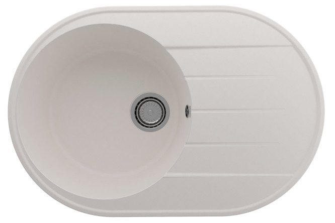 Изображение товара Мойка ULGRAN Quartz Nora 750-01 с крылом 50х75х20 см