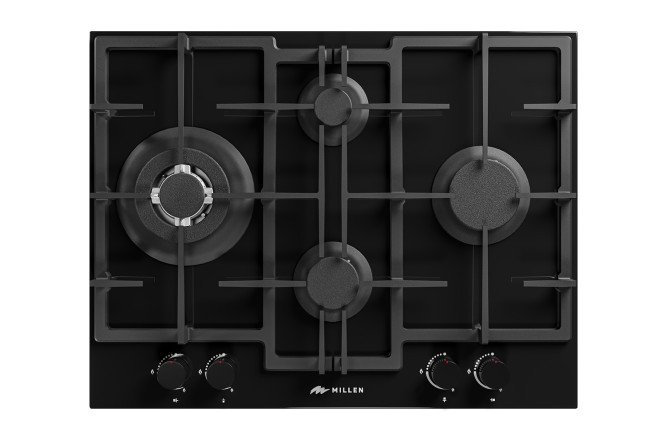 Изображение товара Газовая панель MILLEN MGHGD 6501 BB 67 см с 4 зонами нагрева