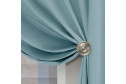 Штора MICASA Janelle 145х260 см, 1 шт., цвет бирюзовый