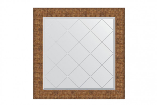 Изображение товара Зеркало настенное с гравировкой в багетной раме EVOFORM BY 4560