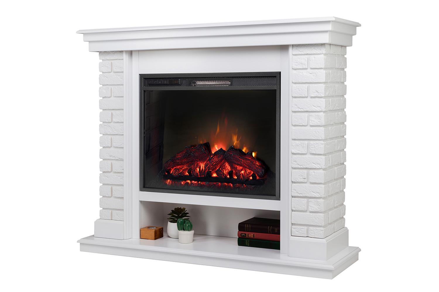 Каминокомплект RealFlame Wallter 25.5 WT + Sparta 25,5 LED, напольный