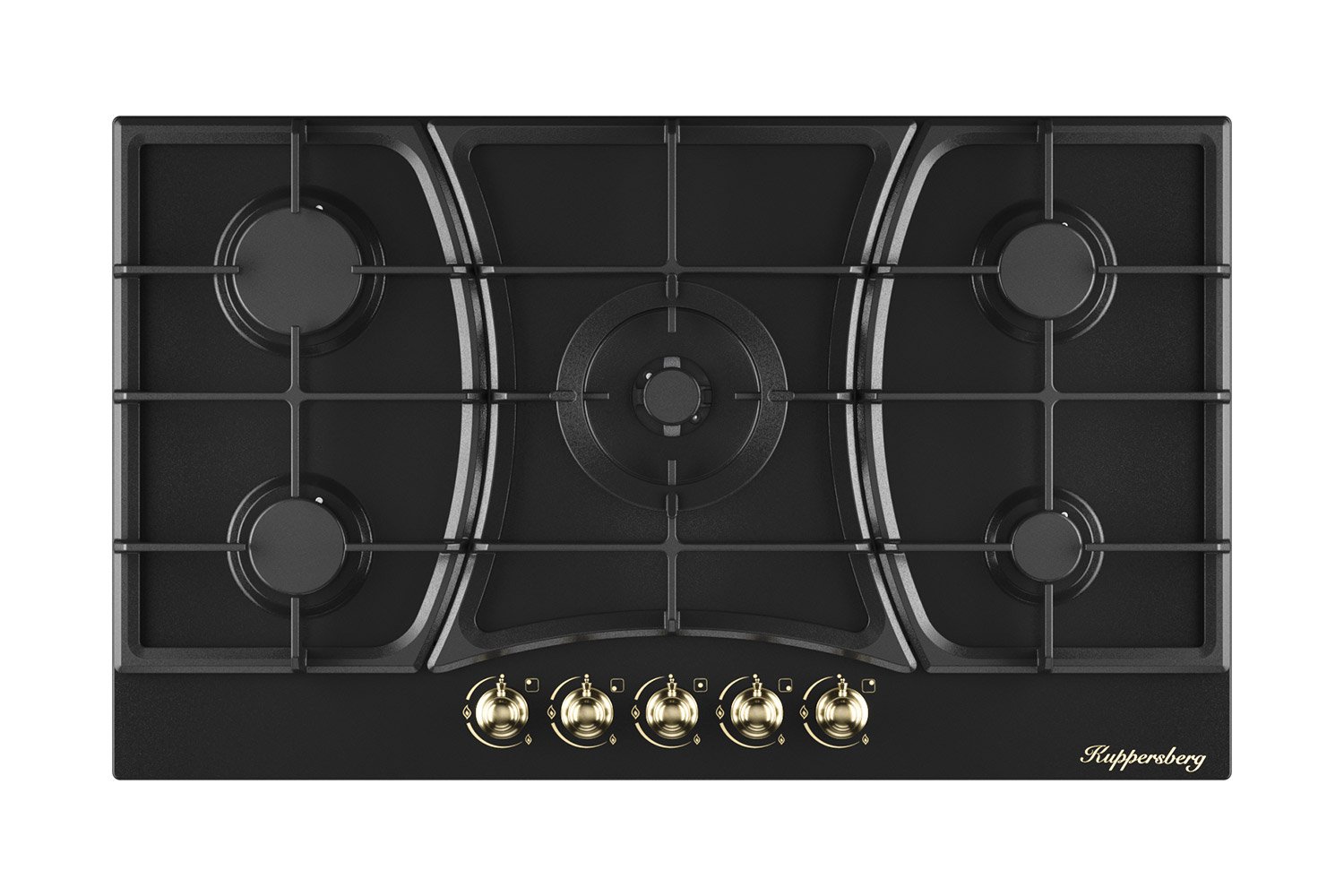 Газовая панель KUPPERSBERG Classic FS 910 Ant Bronze, антрацит 86 см