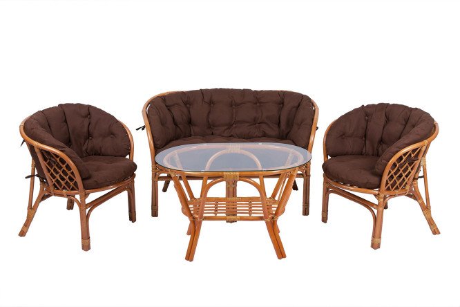 Изображение товара Комплект мебели Багама цвет коньячный