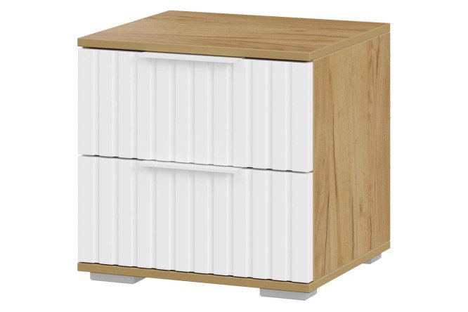 Изображение товара Тумба прикроватная Хилтон из МДФ 46х45х41,4 см современный дизайн