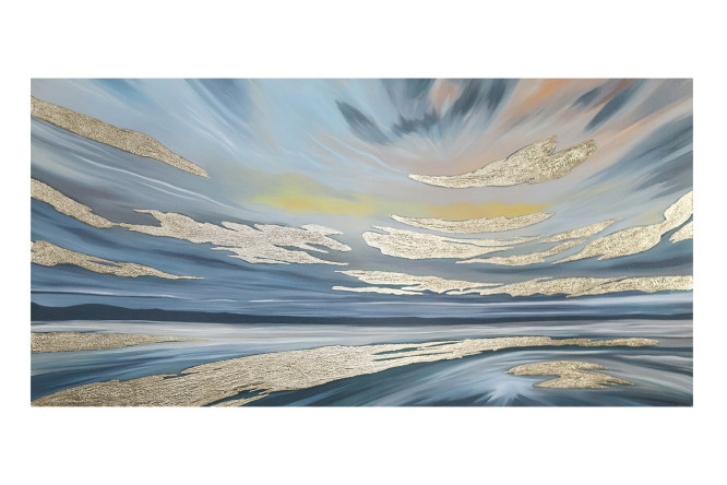 Изображение товара Репродукция Небесное сияние 50х100 см