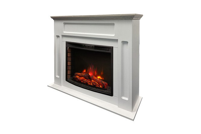 Каминокомплект RealFlame Bari 25.5 WTM-F511 + Evrika 25,5 LED напольный
