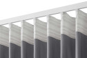 Штора MICASA Janelle 145х260 см, 1 шт., цвет серый