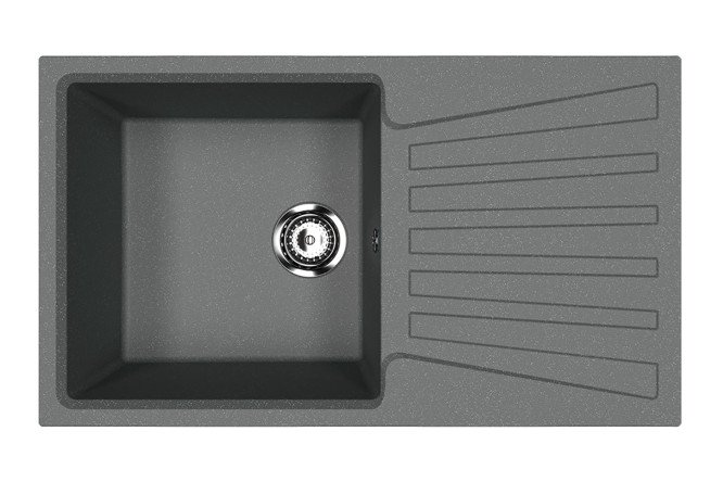 Изображение товара Мойка врезная с крылом ULGRAN u-700 83х48х19 см искусственный камень