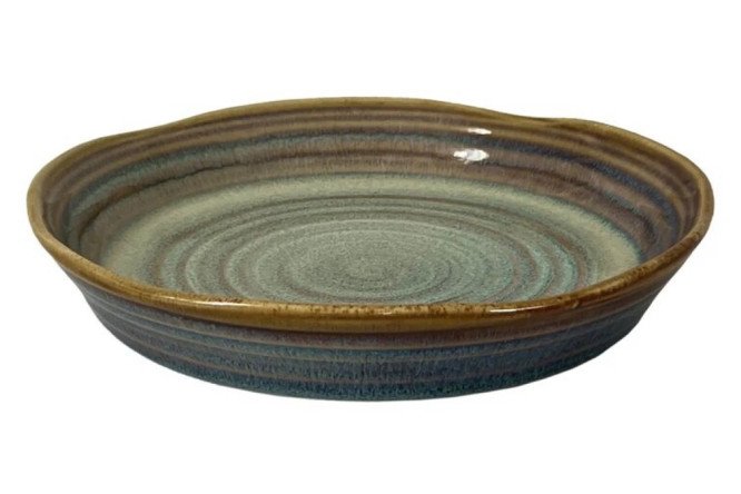 Изображение товара Тарелка HOMIUM Vintage из керамики мультиколор 20,5х3,2х20,5 см