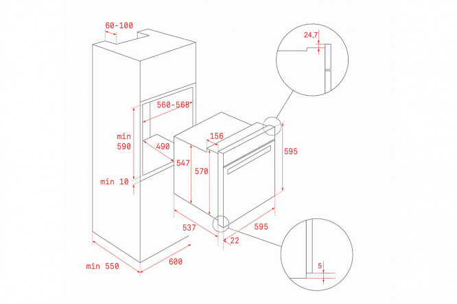 Духовой шкаф teka hsb 630 bk