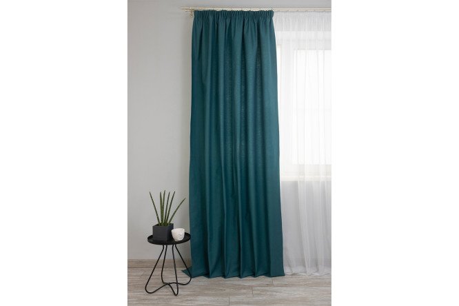 Изображение товара Штора Sahara 160х270 см, 1 шт., цвет циан