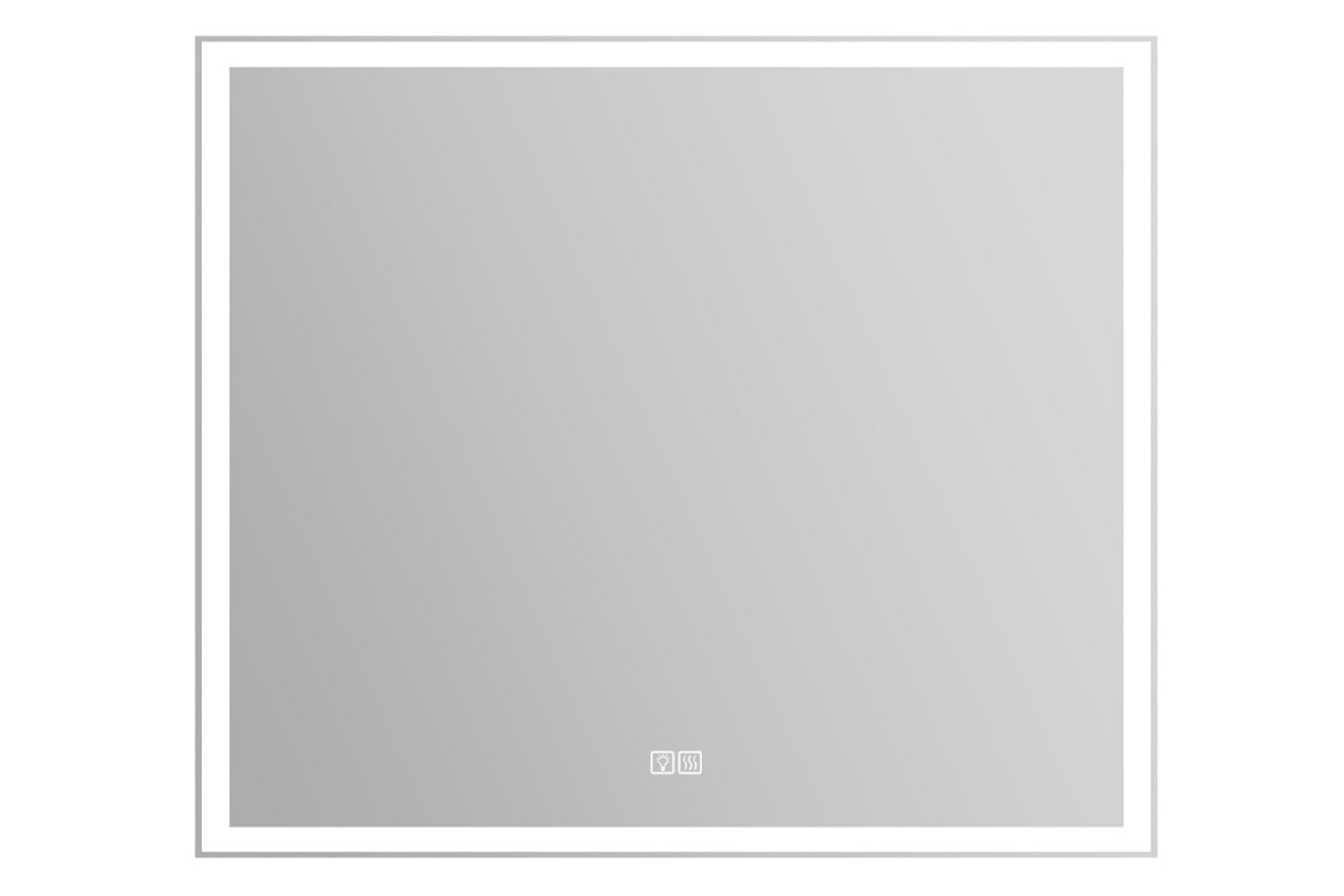 Зеркало с подсветкой BELBAGNO SPC-GRT-900-800-LED-TCH-WARM с подогревом 90х80 см