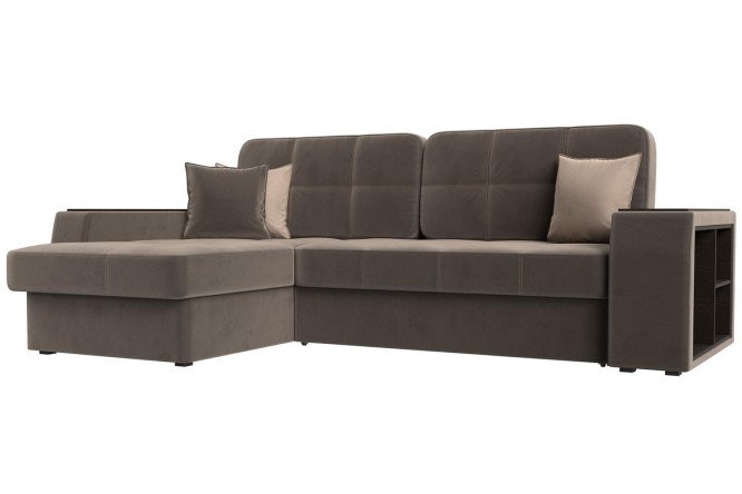 Изображение товара Угловой диван-кровать Роттердам с левым углом, механизм Дельфин