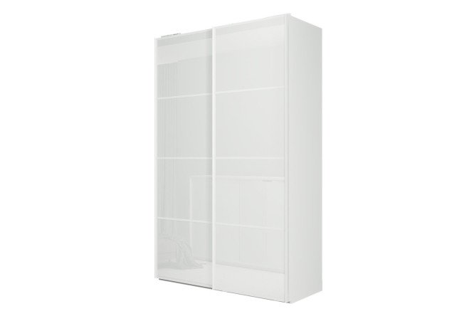 Изображение товара Шкаф-купе Оскар Ультра 150х236х58 см белый стекло стильный и вместительный