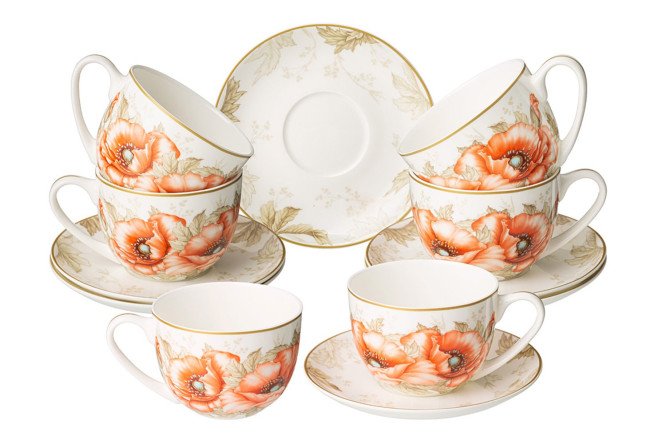 Изображение товара Чайный набор Lefard Antique 6 перс., 12 предм., Фарфор