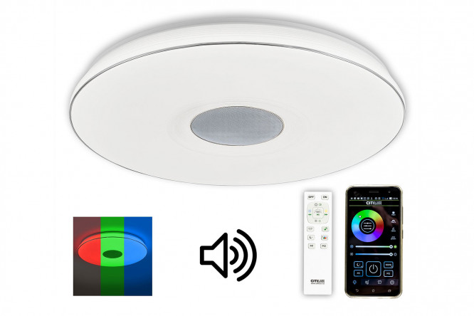 Изображение товара Светильник потолочный CITILUX Light & Music 25 кв.м. LED с плоским дизайном