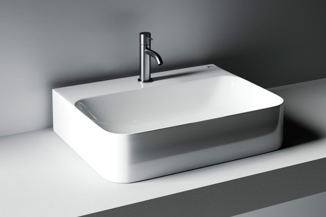 Раковина подвесная CERAMICANOVA Aura CN2001 60.5х13.5х47 см