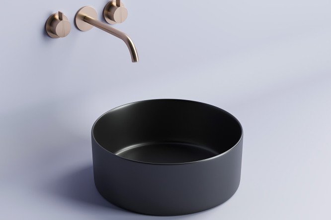Умывальник накладной CERAMICANOVA Element CN6032MB 35.8х13.7х35.8 см