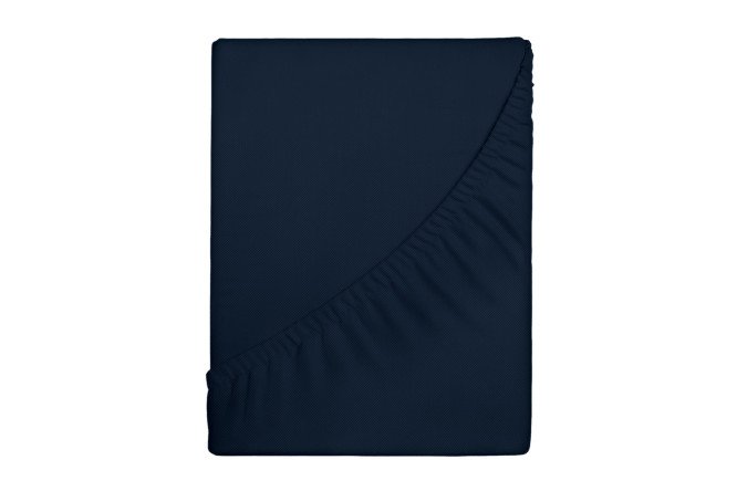 Простыня на резинке Twilight blue Сатин