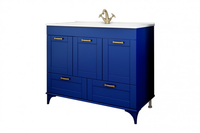 Изображение товара Тумба под раковину Sanflor Ванесса 102.8 см, цвет индиго