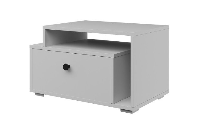 Изображение товара Тумба прикроватная Харви белая компактная современная мебель для спальни