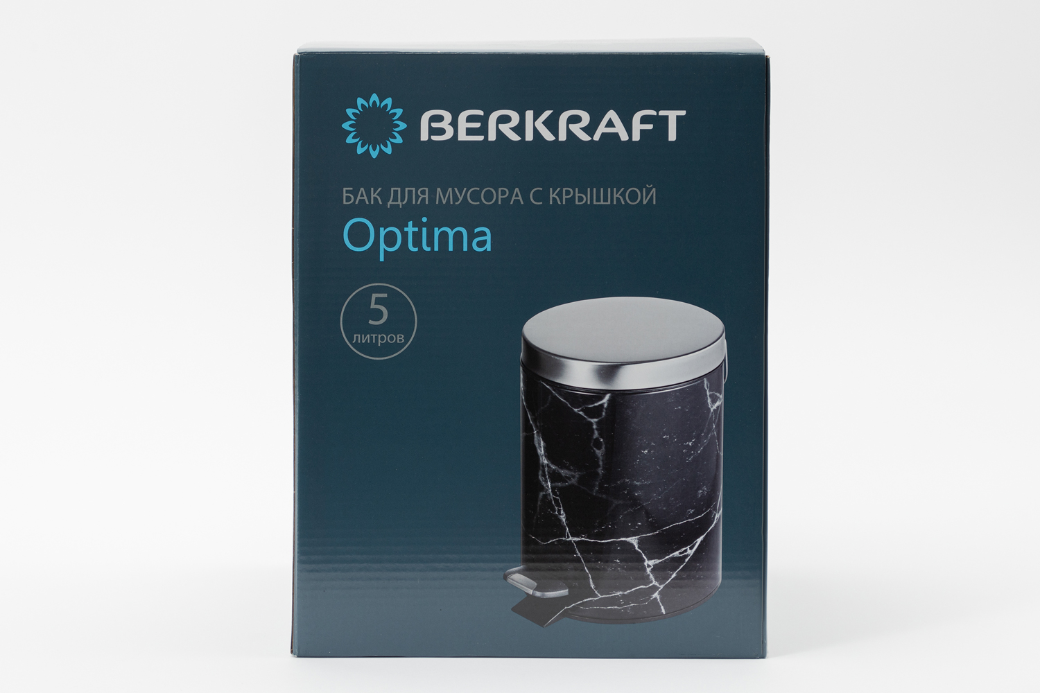 фото Бак для мусора с крышкой optima berkraft