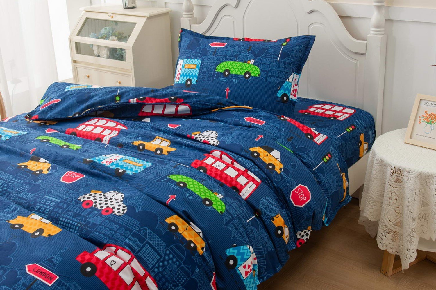фото Комплект постельного белья детский трафик hoff