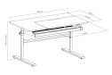 Комплект мебели парта Colore Grey (new) и стул SST3 Grey